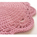 Dywan ze sznurka WAVE różowy